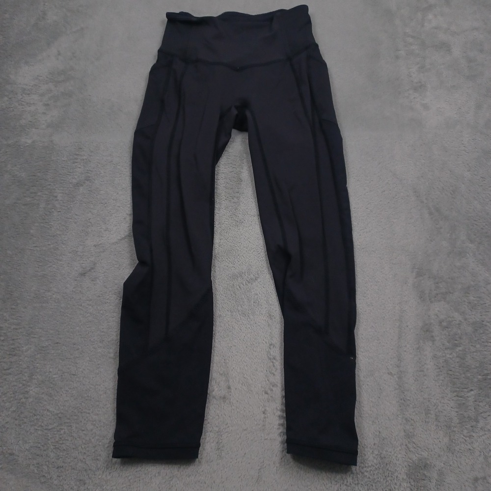 Lululemon Pants Womens‎ 4 Black Activewear Pockets Casual Preppy A3